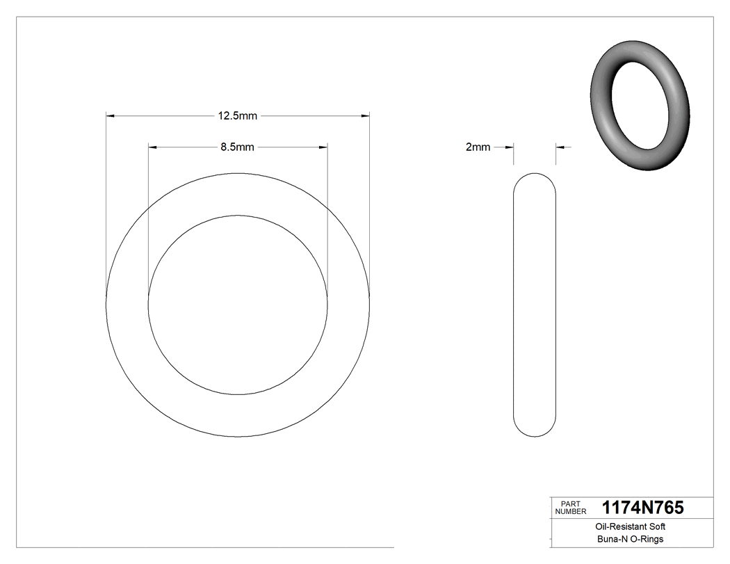 Technical drawing - 1174N765